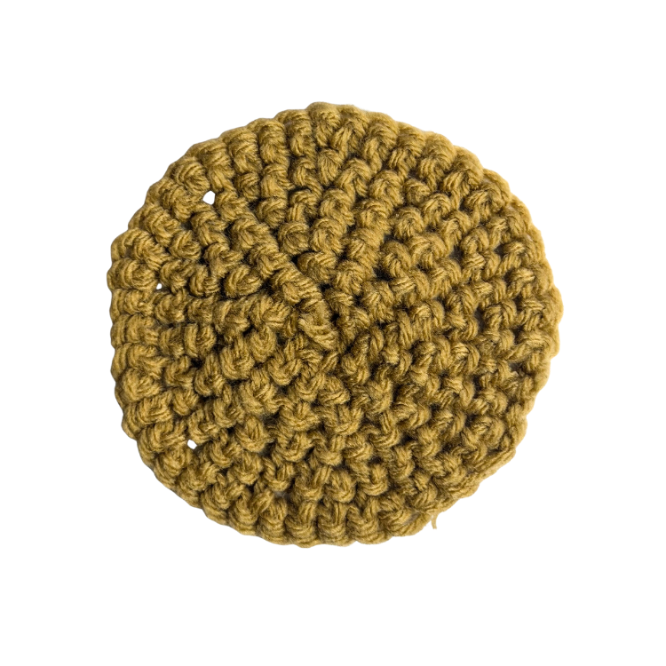 Beige Woolen Coaster