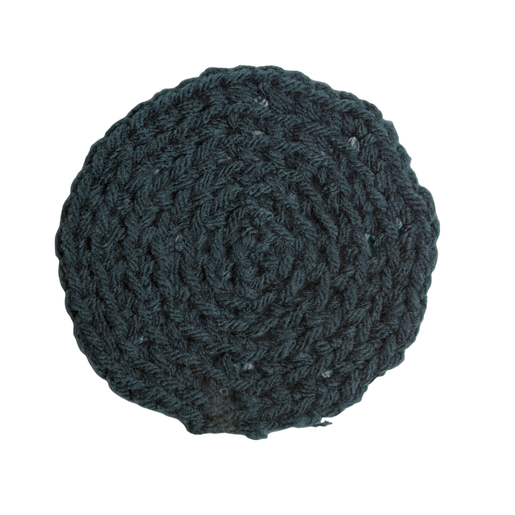 Teal Woolen Coaster