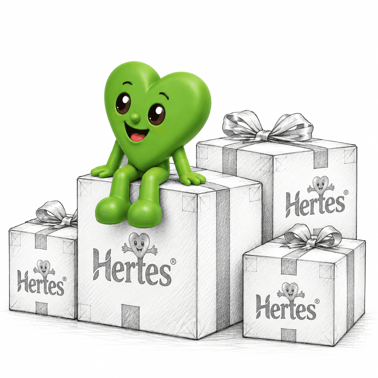 Herte, the Hertes mascot